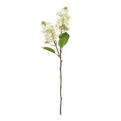 Ramo fiore di lillà real touch x2 h 70 bianco