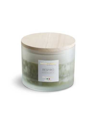 Profumatori | SCRIGNO GRANDE NATURE CANDLE LINEA AMATI - respiro BOX: 1 CANDELA 200 GR + 1 CANDELA DA 380 GR + 1 PROFUMATORE 200 ML | 8057714574060