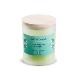 Scrigno grande con 1cand  200gr + 1 da 380gr +prof 200 ml  berg basilico