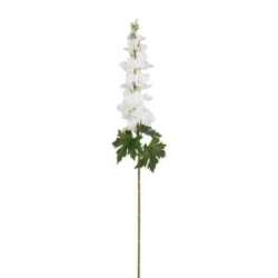 Ramo delphinium real touch h 90  bianco