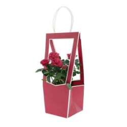 Cf 5 borsa medaillon small cm 11x12x35 h  rossa