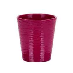 Vaso per orchidea cm 10 h 11 fucsia