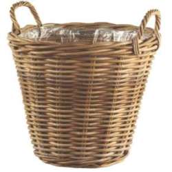Cesto cm 50 h 42 svasato rattan naturale