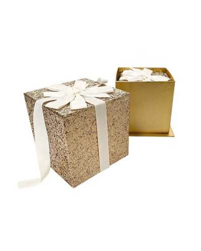 Scatole decorative oro per confezioni regalo ed eventi