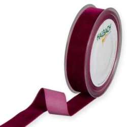 Nastro velluto mm 25 x 9.5 mt bordeaux