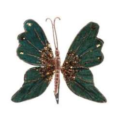 Farfalla con clip cm 26 h 13 green