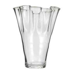 Vaso in vetro fazzoletto dm 24 h 35 trasparente