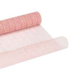 Bobina moder love mesh polyestere cm 50 x 5yard rosa antico