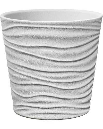 Vaso decorativo bianco per soggiorno e ufficio