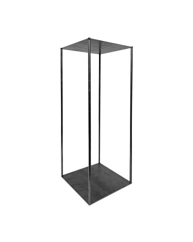 Alzate, Colonne e Strutture | ALZATA IN FERRO GREZZO CON BASE SMONTABILE - 25X25 CM X H.70 CM | 