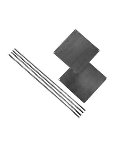 Alzate, Colonne e Strutture | ALZATA IN FERRO GREZZO CON BASE SMONTABILE - 25X25 CM X H.70 CM | 