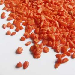 Cf 2 kg busta di graniglia mm 3-6 arancio