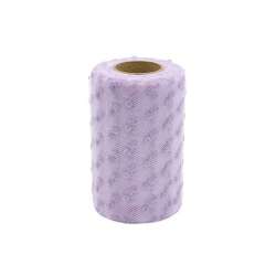 Tulle pois 12.5 x 25 mt lilla