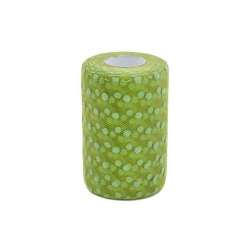 Tulle pois 12.5x25 mt verde erba
