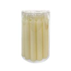 Box 20 mini candele 1,3x10.5  avorio