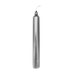 Box 20 mini candele 1,3x10.5 argento