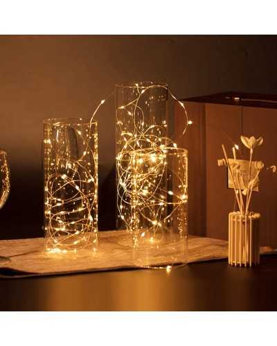 Vetro Basic | Parafiamma in Vetro Trasparente Ø7xH30 cm con Foro - Elegante Protezione per Candele | 8631524738173