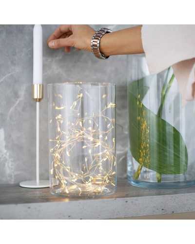 Vetro Basic | Vaso Cilindro in Vetro Trasparente – Diametro 6 cm, Altezza 15 cm | 8631524719264
