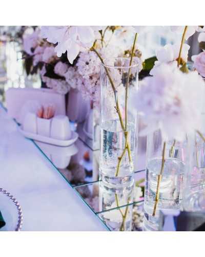 Vassoio a specchio decorativo per matrimoni, feste ed esposizioni eleganti