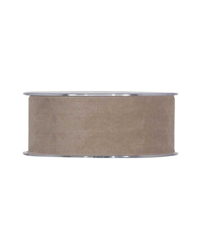 Nastri in Tessuto | NASTRO DOUBLE VELVET - H.4 CM X 7 MT - DOVE GREY | 8051128277814
