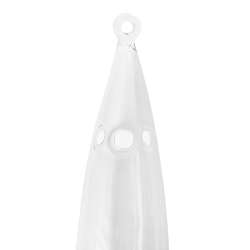 AMPOLLA IN VETRO CON GANCIO - H.28 CM X D.6 CM - TRASPARENTE in Oggettistica