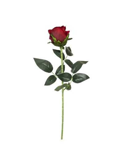 Rosa rossa in velluto per decorazioni eleganti