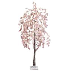 Albero h 210 willow pink con led luce calda