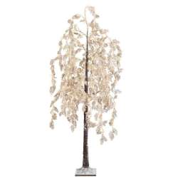 Albero h 210 willow white con led luce calda