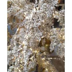Albero h 210 willow white con led luce calda