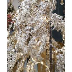 Albero h 210 willow white con led luce calda
