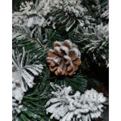 FESTONE NEVICATO CON PIGNE- D.30 CM X H.2.70 CM in Speciale Natale