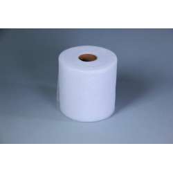 Tulle natalizio 25x100 bianco glitterato