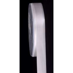 Nastro doppio raso  mm  25 x 50 mt bianco latte