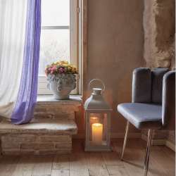 Testa coprivaso con fiori 26x23 h21cement grey