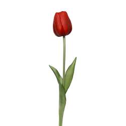 Ramo tulipano real touch rosso