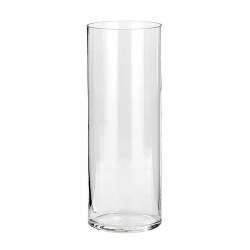 Vaso cilindro di vetro dm 6 h 15 trasparente