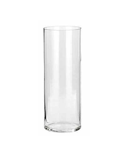Vetro Basic | Vaso Cilindro in Vetro Trasparente Ø8xH20 cm – Elegante e Versatile | 8056518191138