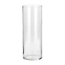 Vaso cilindro di vetro dm 8 h30 trasparente