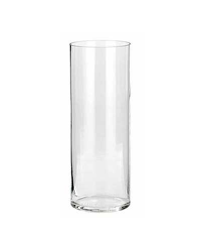 Vaso Cilindro in Vetro Trasparente – Ø 8 cm, h 30 cm