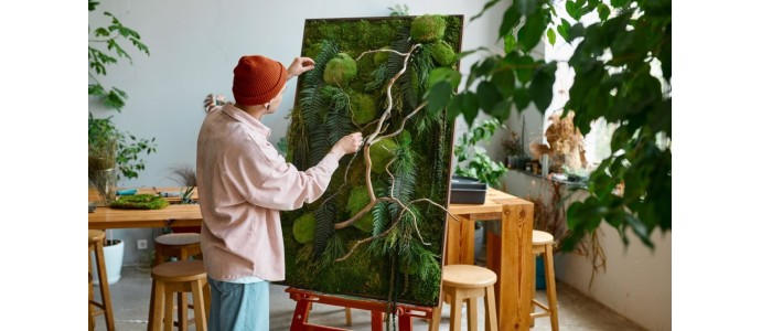 Moss Art: Decorazione con Muschio Decorativo per il Tuo Interno