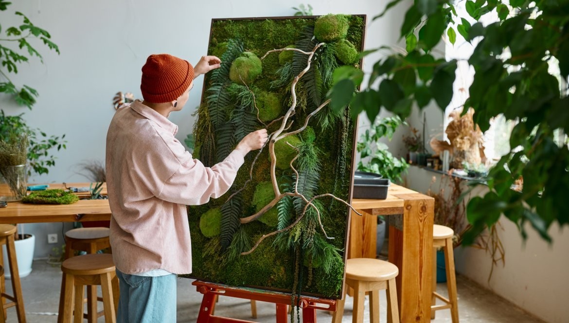 Moss Art: Decorazione con Muschio Decorativo per il Tuo Interno Moss Art: Decorazione con Muschio Decorativo per il Tuo Interno
